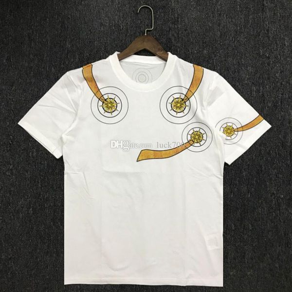 

19ss luxury mens конструктора тенниски хлопка пара мужские с коротким рукавом печать повседневный тис черный белый размер s-2xl, White;black