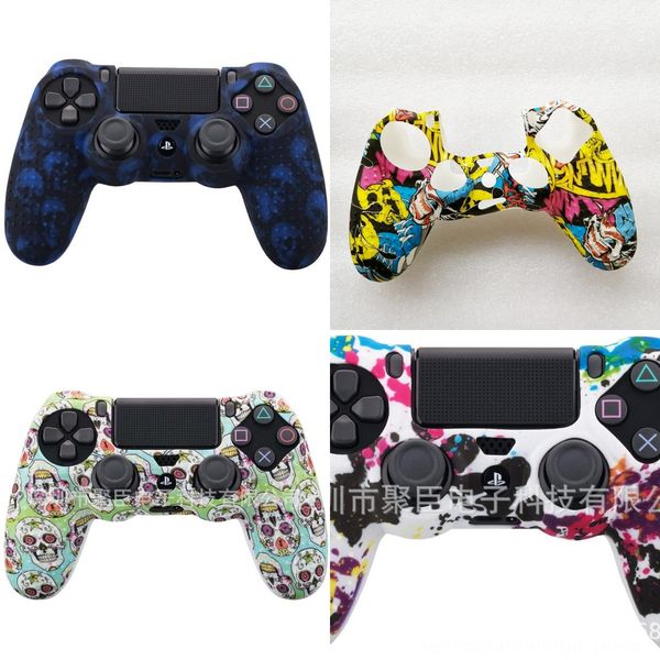 

tcmm0 replacement 4 front housing shell case cover for ps4 playstation dualshock plating controller cool appearance easily replace