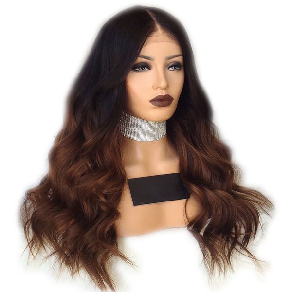 

body wave human hair full lace wigs brazilian hair brazilian medium size swiss lace cap bleached knots 360 lace frontal wigs, Black
