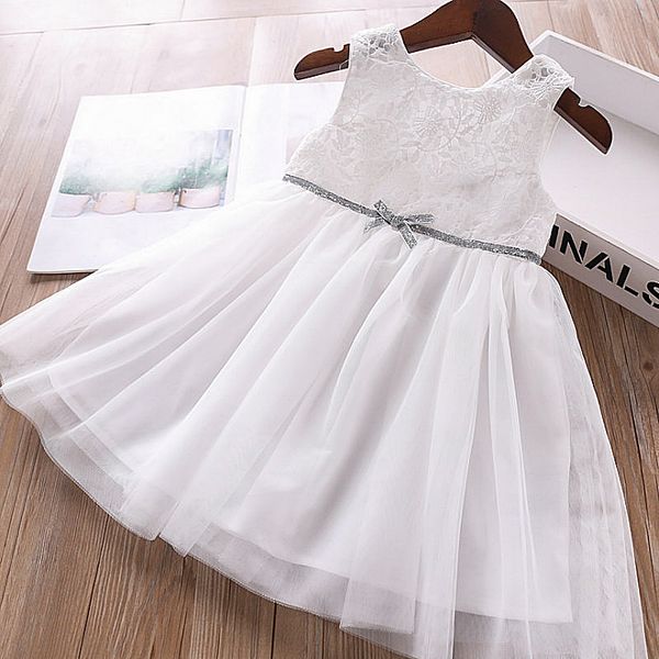 

6243 embroidery princess baby girl dress 2020 new summer party wedding kid dress for girl wholesale children child clothes 6plot, Red;yellow