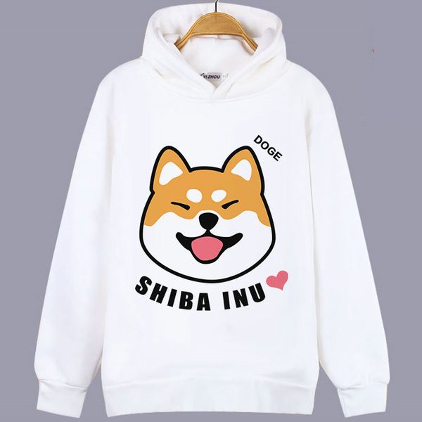 2019 Doge Hoody Kabosu Dog Face Sweatshirt Shiba Inu Smile Anime Tops Cartoon Colorfast Hoodies Hooded Sweat Shirt Quality Sweater From Peaceg 1904