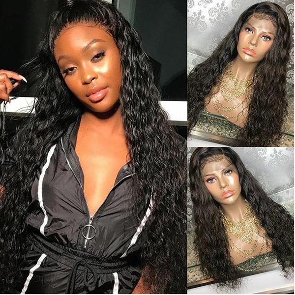 Wavy Wig Loose Deep Wave Wigs For Women Black Lace Frontal 360 Wig