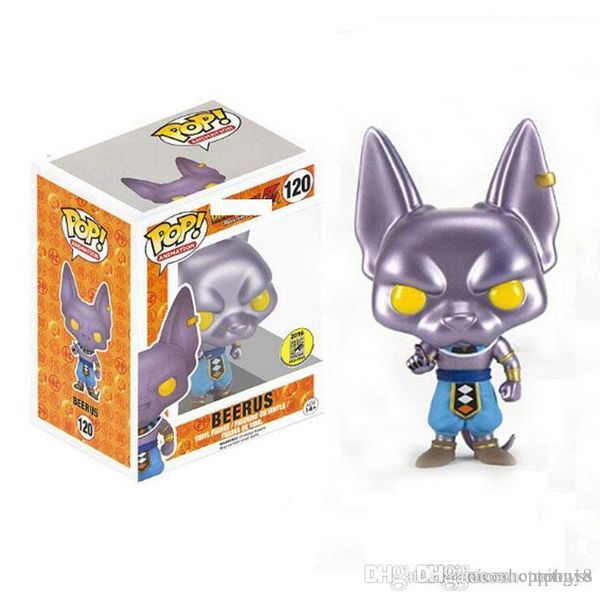

funko pop anime dragon ball metallic action figure exclusive with box toy gift for kids