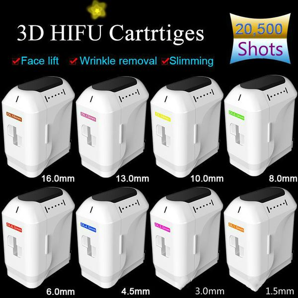

3d hifu вспомогательные принадлежности 10000 выстрелы hifu cartridge лица фитрель форма удаление морщин после пресс 11 линий каждый hifu кар