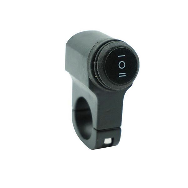 

1x modified motorcycle switch headlights spotlights double flash waterproof one in two out switch three line universal