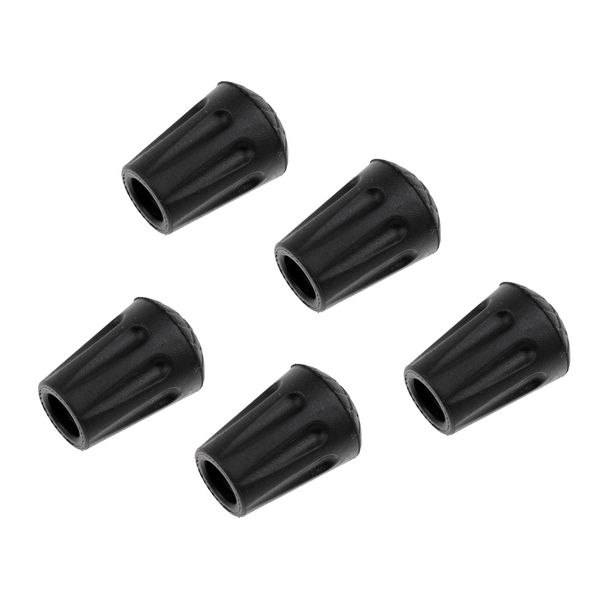 

5pcs hiking pole replacement tips walking stick protector trekking accessory