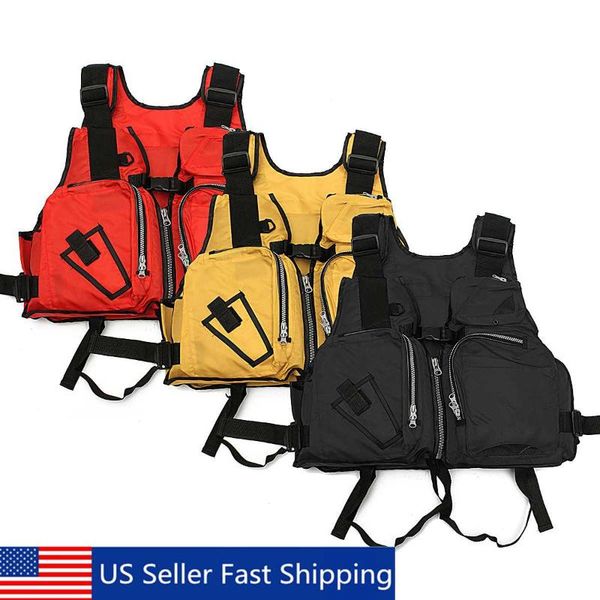 

new nylon aid sailing swimming fishing boating kayak life jacket vest safety clothing drop shipping