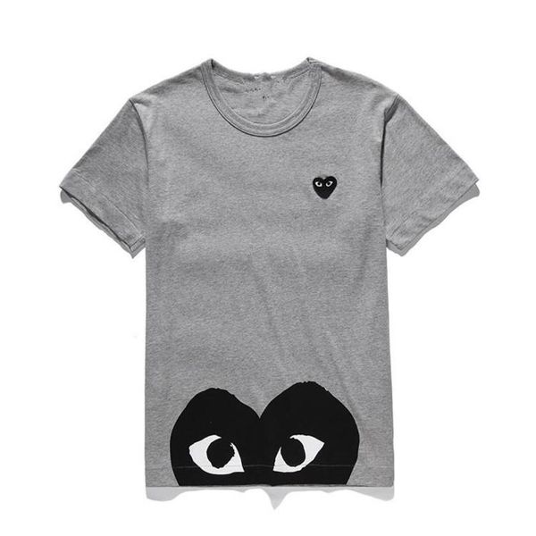 

commes des garcons play heart cdg мода c-d-g play tee commes des garcons хлопок печати красное сердце тройники мужские дизайнерские футболки, White;black