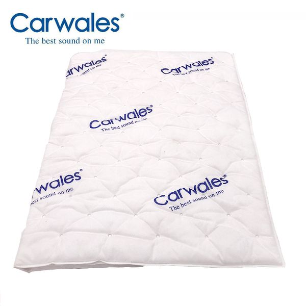

50*75cm self-adhesive sound heat insulation cotton noise control deadener aluminum foil material for car door trunk hood ceiling