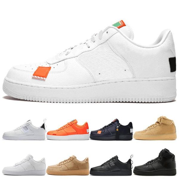 

men pack white low running shoes women fashion black high triple black flax low orange utility white sport trainer shoes size 36-45