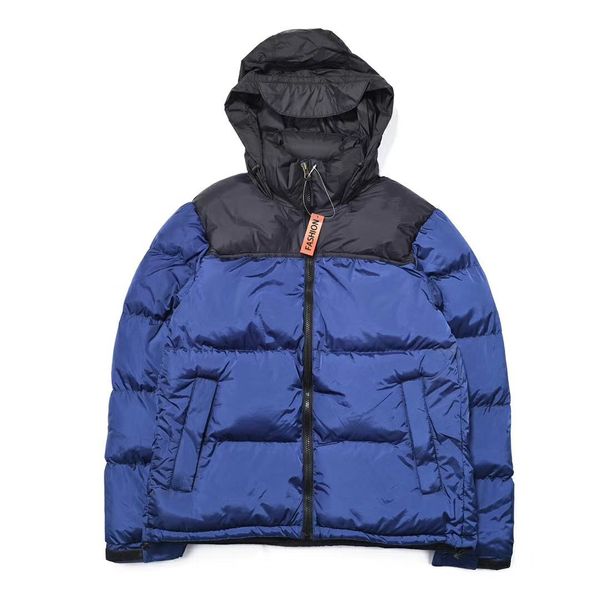 

designer men parkas down coats jackets winter keep warm sprots climb brand zipper outerwear thick patchwork letter embroidery m, Black