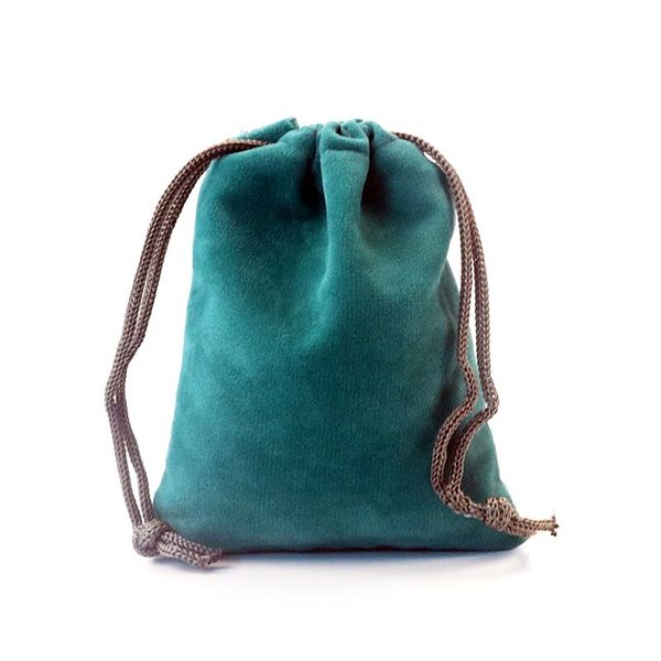 

50pcs/lot 9x11cm small lake blue velvet bag wedding party favor jewelry candy gifts packaging bags drawstring pouch gift bag