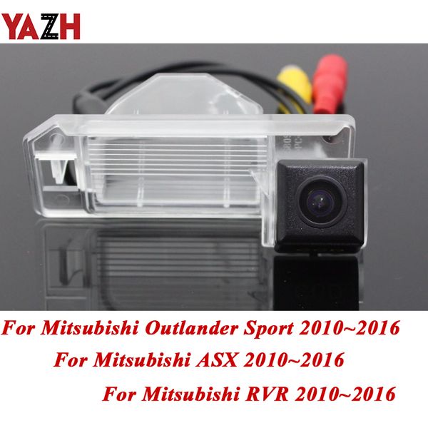 

yazh hd car ccd night vision backup cam rear view camera for mitsubishi outlander sport asx rvr 2010~2016 auto packing camera