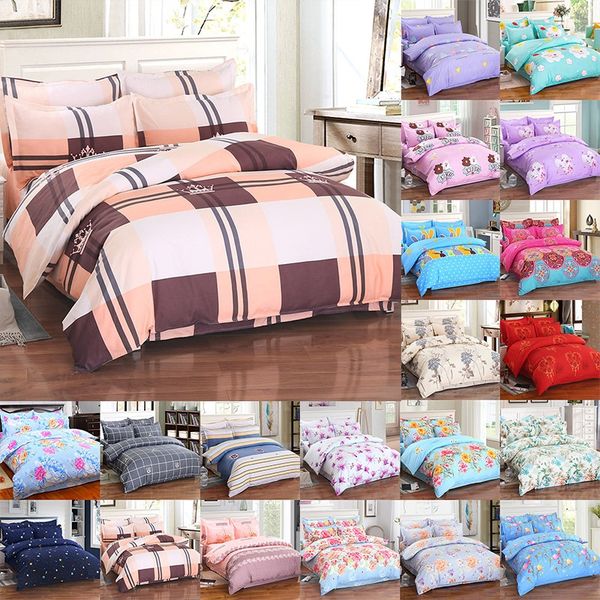 

flower bedding sets 4pcs/set luxury 3d printed duvet cover pillowcases home bedding supplies christmas gift 29 style dhl fa2480
