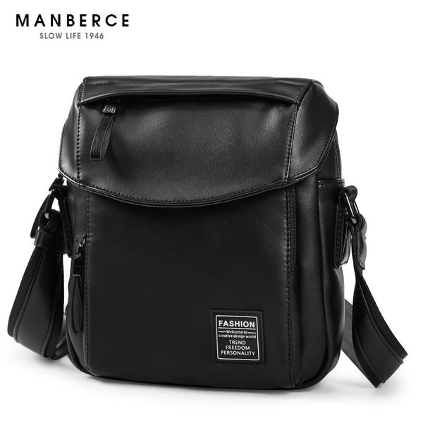

manberce 2019 new shoulder bag men's slant multi-functional small casual korean leisure men's bag ing