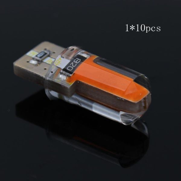 

new 10pcs t10 18 led chips high power 3w car bulbs light lamp silicone parking car light source flood corn led bulb