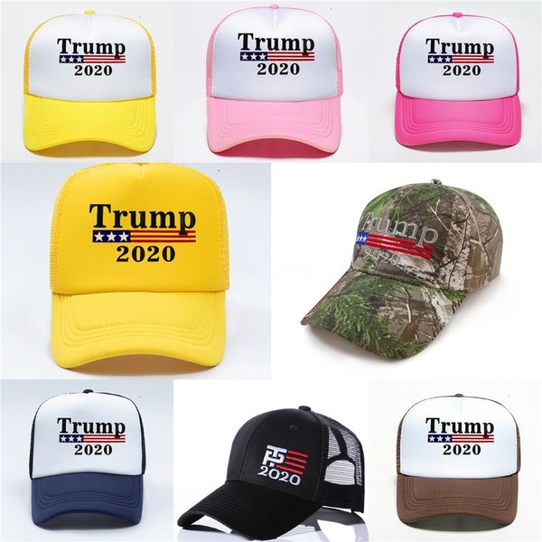 

горячие 4 стили дональд трамп бейсбол hat звезда флаг сша камуфляж cap keep america great 2020 шляпы 3d вышивки письмо регулируемое snapback, Blue;gray