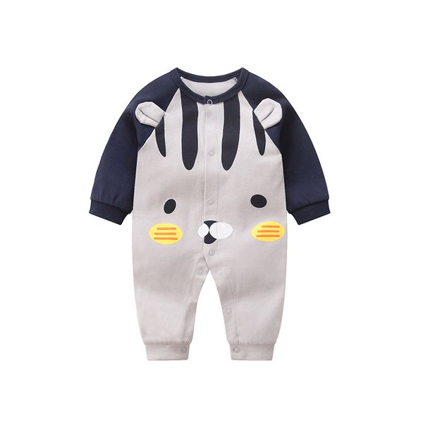 

baby coveralls autumn and winter men and women baby out clothes thick warm romper autumn cotton baby clothes, Blue
