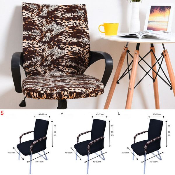 

anti-dirty computer seat chair cover removable slipcovers for office seat chairs s/m/l sizes office stretch spandex chair covers