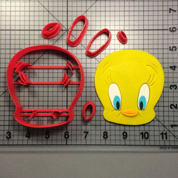 

cartoon cute bird tweety bird series cookie cutter custom made 3d printed cake decorating tools cookie cutters press moulds