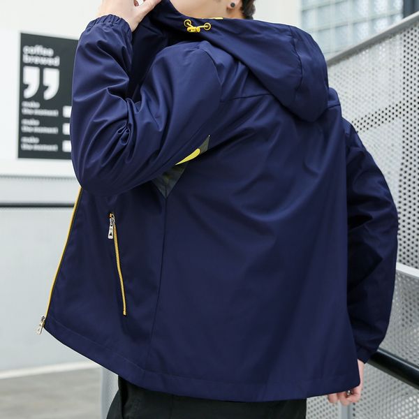 

port&lotus jacket men print fashion 2019 spring windbreaker overcoat male casual outwear hip hop streetwear coats, Black;brown