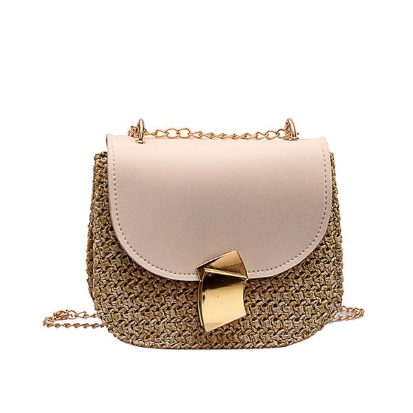 

women bag straw shoulder bag small flap crossbody bags for women woven female beach bolsos rattan wicker bolsa feminina