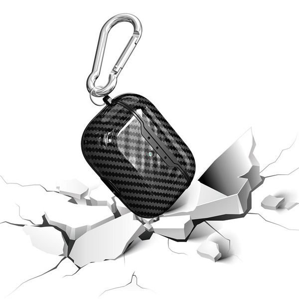 

case for apple airpods 3 case for airpods pro cover fibre tpu super protector cover fashion anti lost hook clasp keychain with retail box