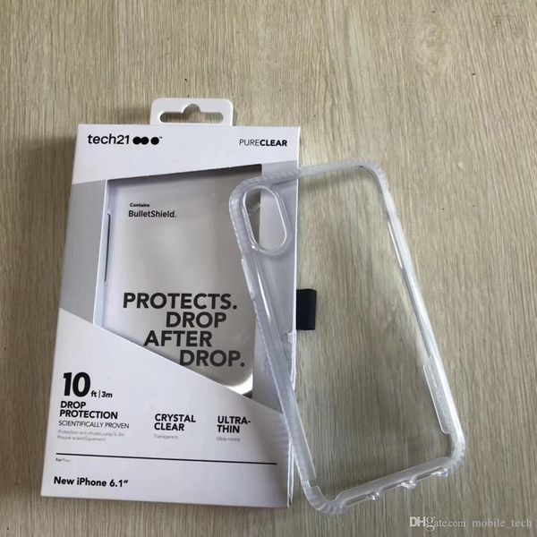 

Отбросьте Защитный чистый ясный d3O Soft TPU Чехол для iphoneXR / XS MAX с розничным пакетом