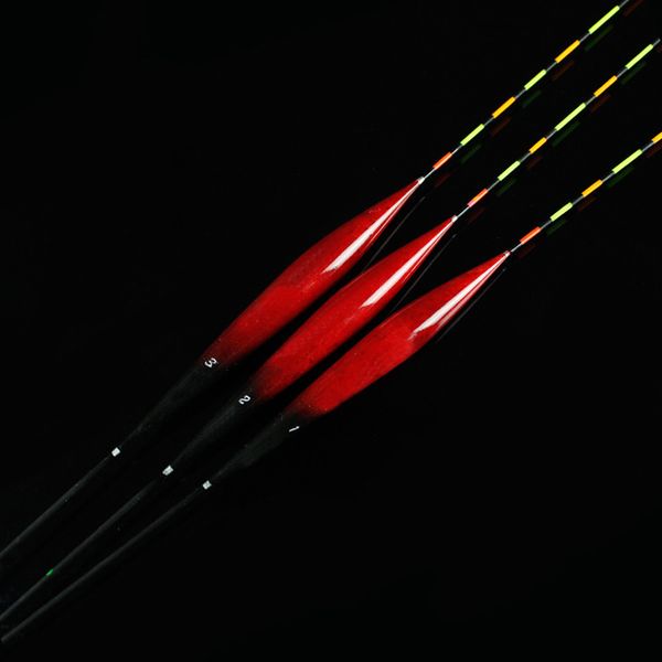 

3pcs/set fishing float bobber carp fishing buoys balsa floats fluorescent paint floats tackle accessories 1# 2# 3#