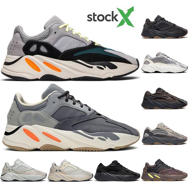 

utility black gum bottom 700 wave runner magnet alvah azael mens women designer sneakers new 700 kanye west sport shoes size 36-45