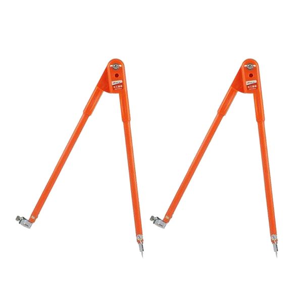 

2x/set carpenter precision pencil compasses, large diameter with pencil