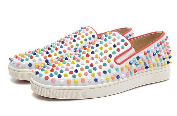 

многоцветные шипованные шипованные парусиновые туфли для мужчин женщин с низким верхом из натуральной кожи slp вождения мокасины квартиры с, Black