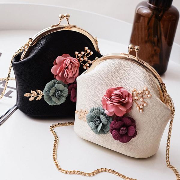 

small women bag fashion handbag with stereo flowers shoulder bag women messenger 2020 tote ladies purse bolso mujer #t2g
