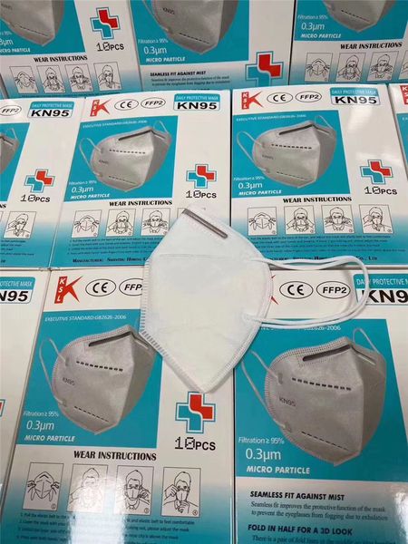 

KSL KN95 маска для лица молочная защитная крышка рта пылезащитная GB2626 2006 PM2.5 FFP2 CE Anti Dust Earband Mask