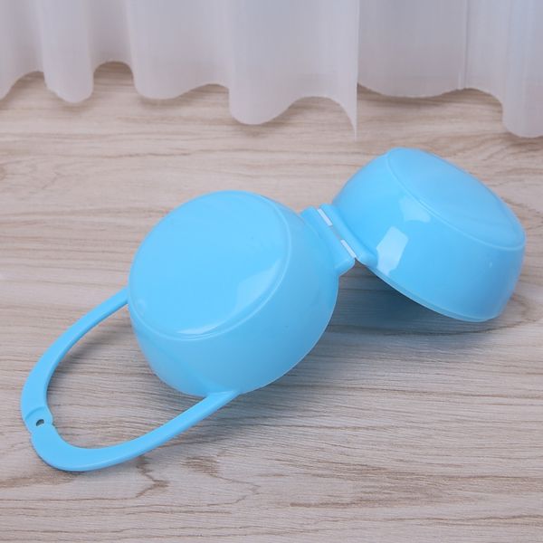 

portable baby boy girl infant pacifier nipple cradle case holder box new