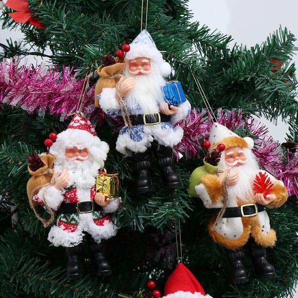 

xmas gift home decor diy party birthday table decorations christmas resin santa claus decoration christmas tree pendant ornament
