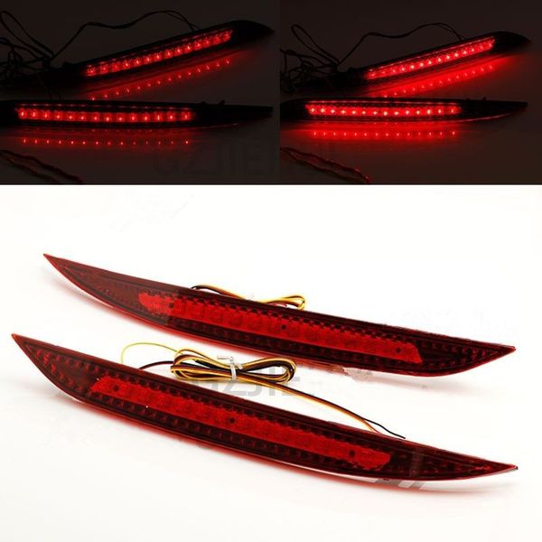 

2x led light bar parking tail rear bumper reflector brake light warning slamp for daytime running for kia 2012-2014