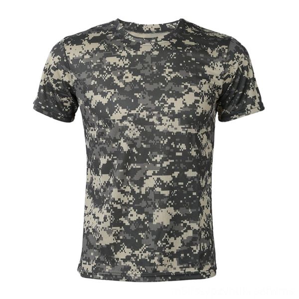 

new wear athletic & outdoor apparel outdoor hunting camouflageshirt men breathable combat t shirt dry sport camo camp teesacu green xl, Gray;blue
