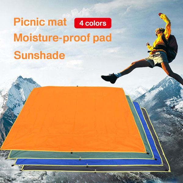 

durable oxford cloth 180cm travel outdoors tent cloth picnic mat multifunction shade canopy practical