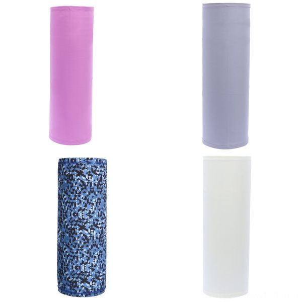 

64bun fashion men winter solid bandana headband scarf warm head seamless multifunctional tubular scarf face mask ring unisex, Black