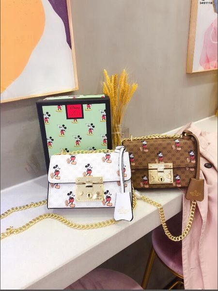 

new new ladies wallet new leather women's shoulder bag classic backpack messenger bag backpack chain bag handbag