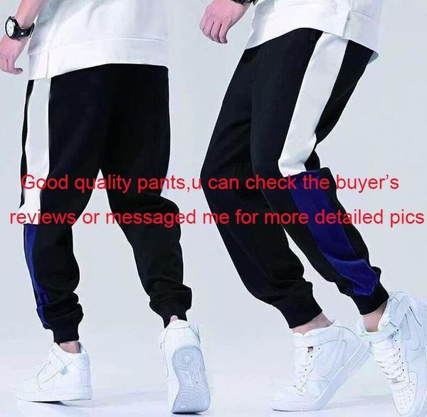

2020 new fashion brand pants for mens track pants joggers with letters spring men sweatpants drawstring stretchy joggers clothing wholesale