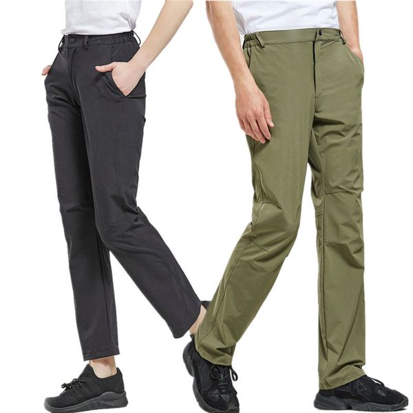 

outdoor quick dry hiking pants mens spring summer waterproof breathable trousers female camping trekking climbing pants cyf178, Black;green