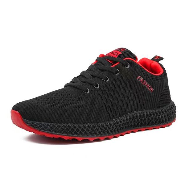 

men sneakers casual man shoes breathable tenis male trainers light sapato masculino hollow sole chaussure homme, Black