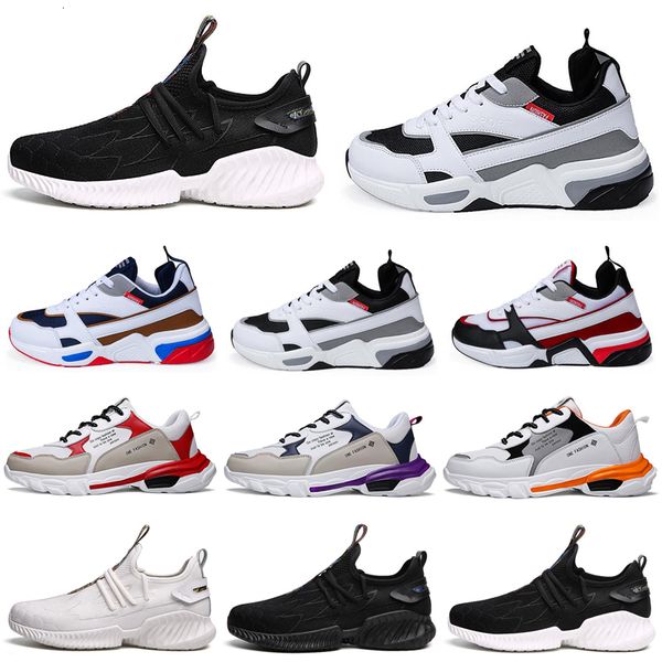 

men running shoes breathable black white orange purple platform triple s mens trainers athletic sport sneakers 40-46