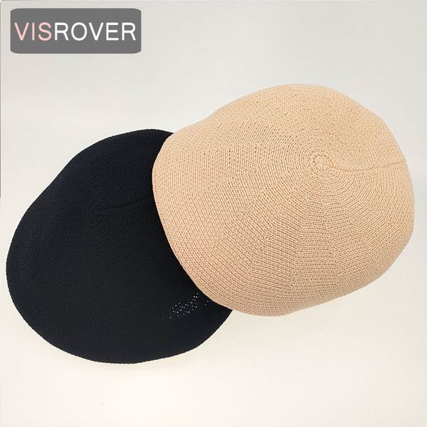 

visrover simple summer beach hat female casual sun hat lady brand women solid color cap glris beach gift wholesale, Blue;gray