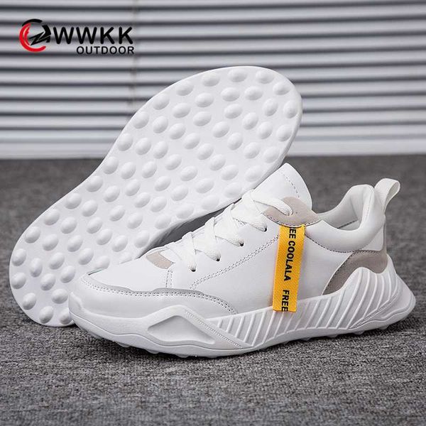 

wwkk men's running shoes sneakers outdoor sport shoes comfortable breathable jogging black white sneakers chaussure homme