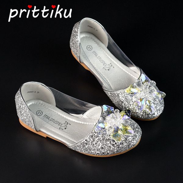 

girls crystal glitter diamonds bling flats children leather sequin mary jane toddler/little/big kid party pageant princess shoes, Black;grey