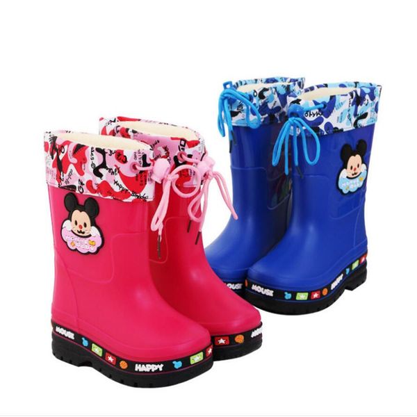 

детские сапоги дождь милый мультфильм мальчиков и девочек скользят детская обувь галоши воды обувь для детей резиновые детей обувь, Black;grey