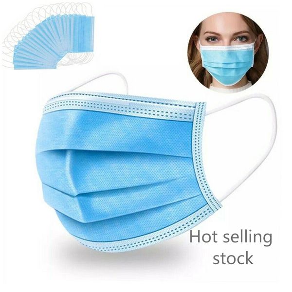 

запас одноразовая нетканая ткань эффективная пылезащитная маска pm2.5 бактериальная защитная маска, маска dhl 24 часа доставки